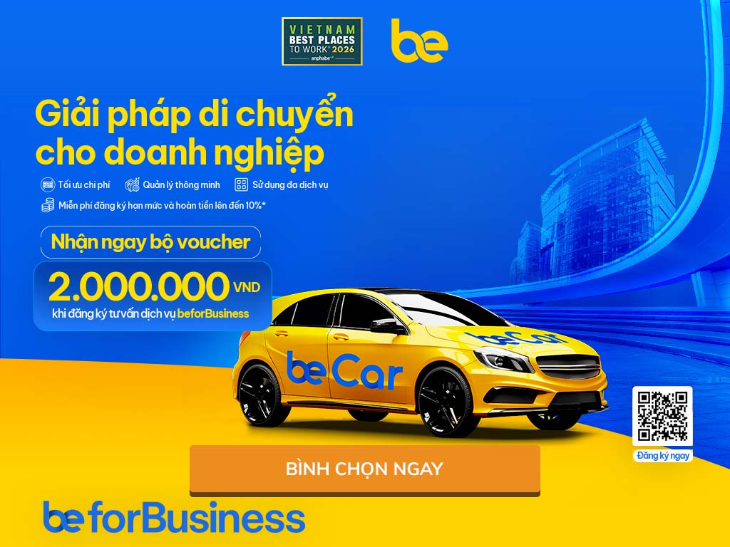 Voucher 2 triệu Be for Business