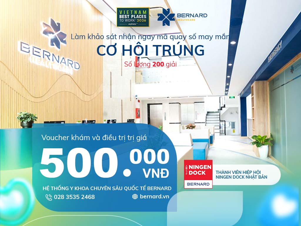 E-voucher khám và điều trị tại Bernard Healthcare