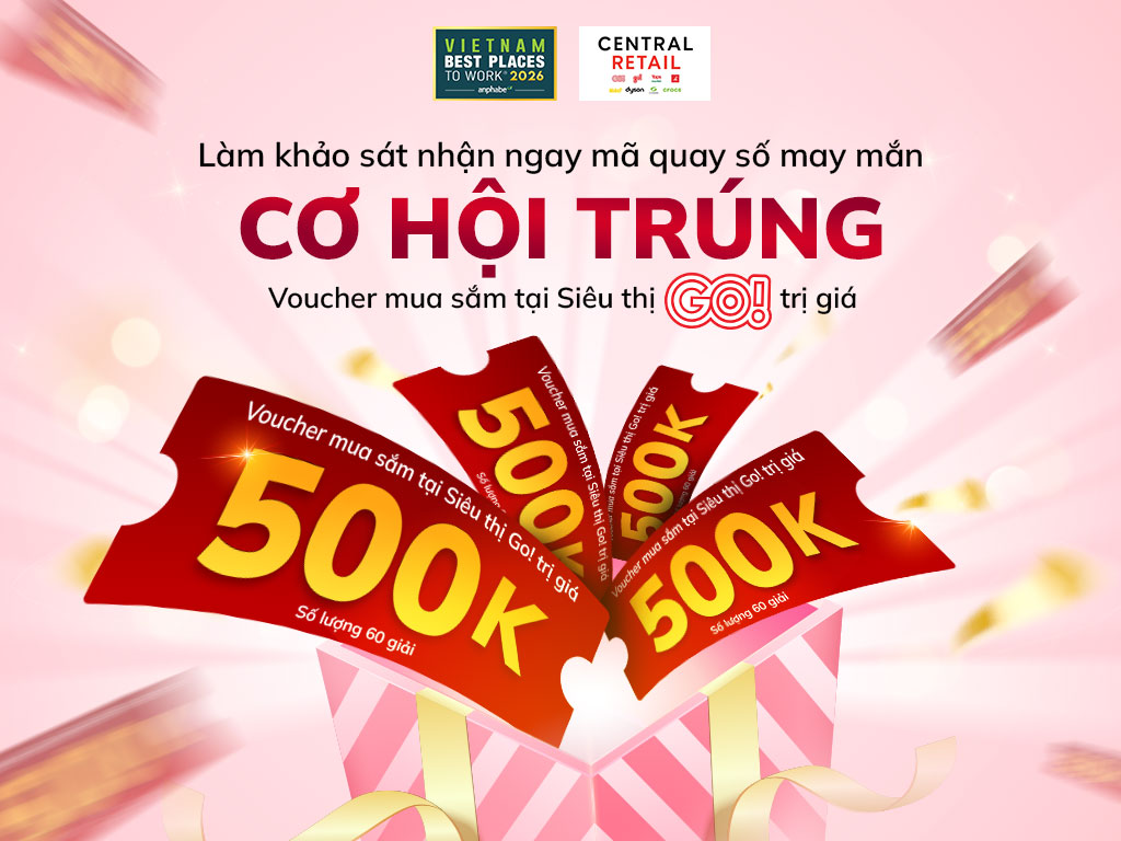 Voucher mua sắm tại hệ thống Siêu thị GO!