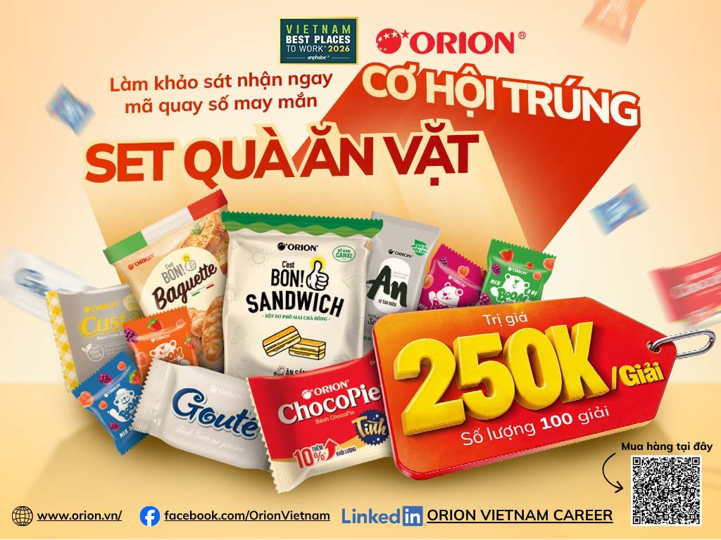  Set quà ăn vặt trị giá 250.000 VNĐ/set