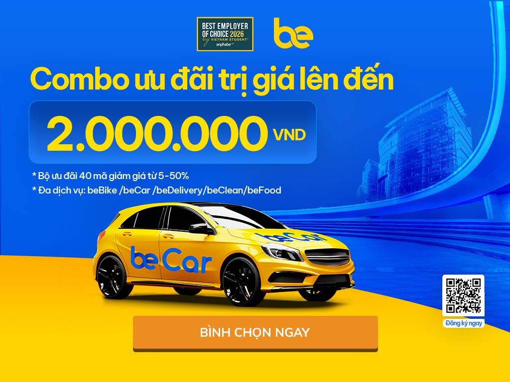 Voucher 2 triệu Be for Business